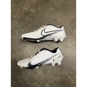 Nike Vapor Edge Speed 360 Mens CD0082-10C White Black Football Cleats Size 10